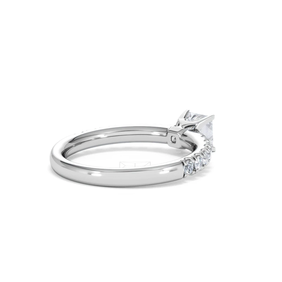 Katerina Lab Princess Diamond Engagement Ring Platinum 0.85ct F/VS1