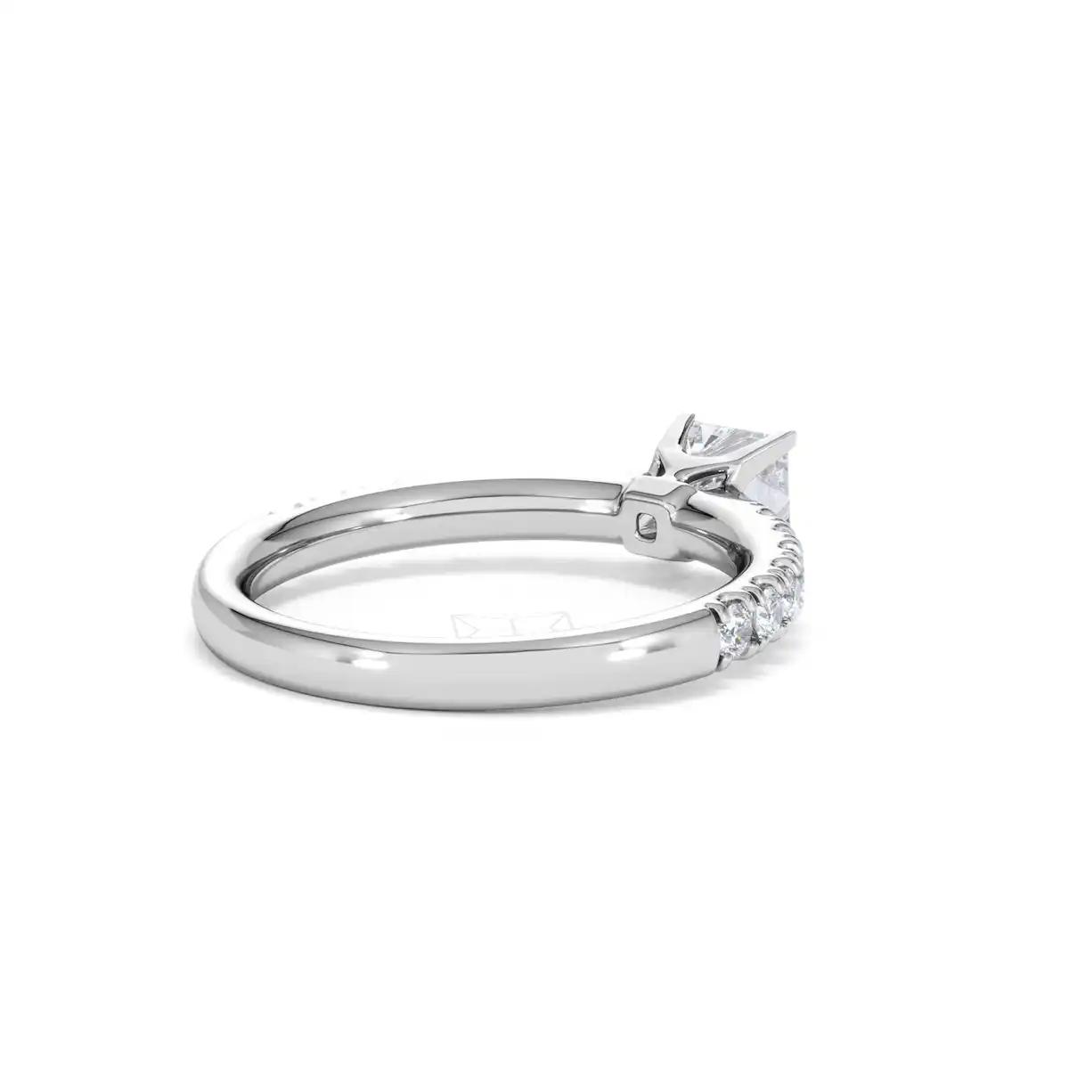 Katerina Princess Diamond Engagement Ring Platinum 0.85ct G/SI2