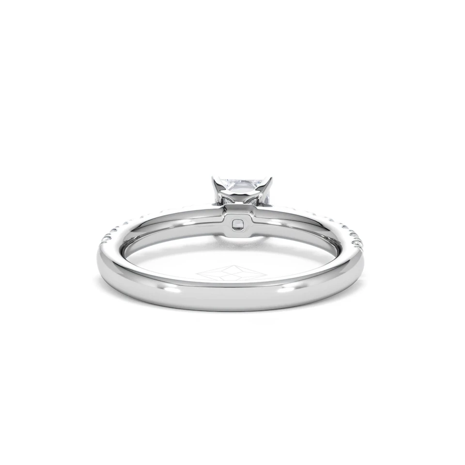 Katerina Lab Princess Diamond Engagement Ring Platinum 0.85ct F/VS1