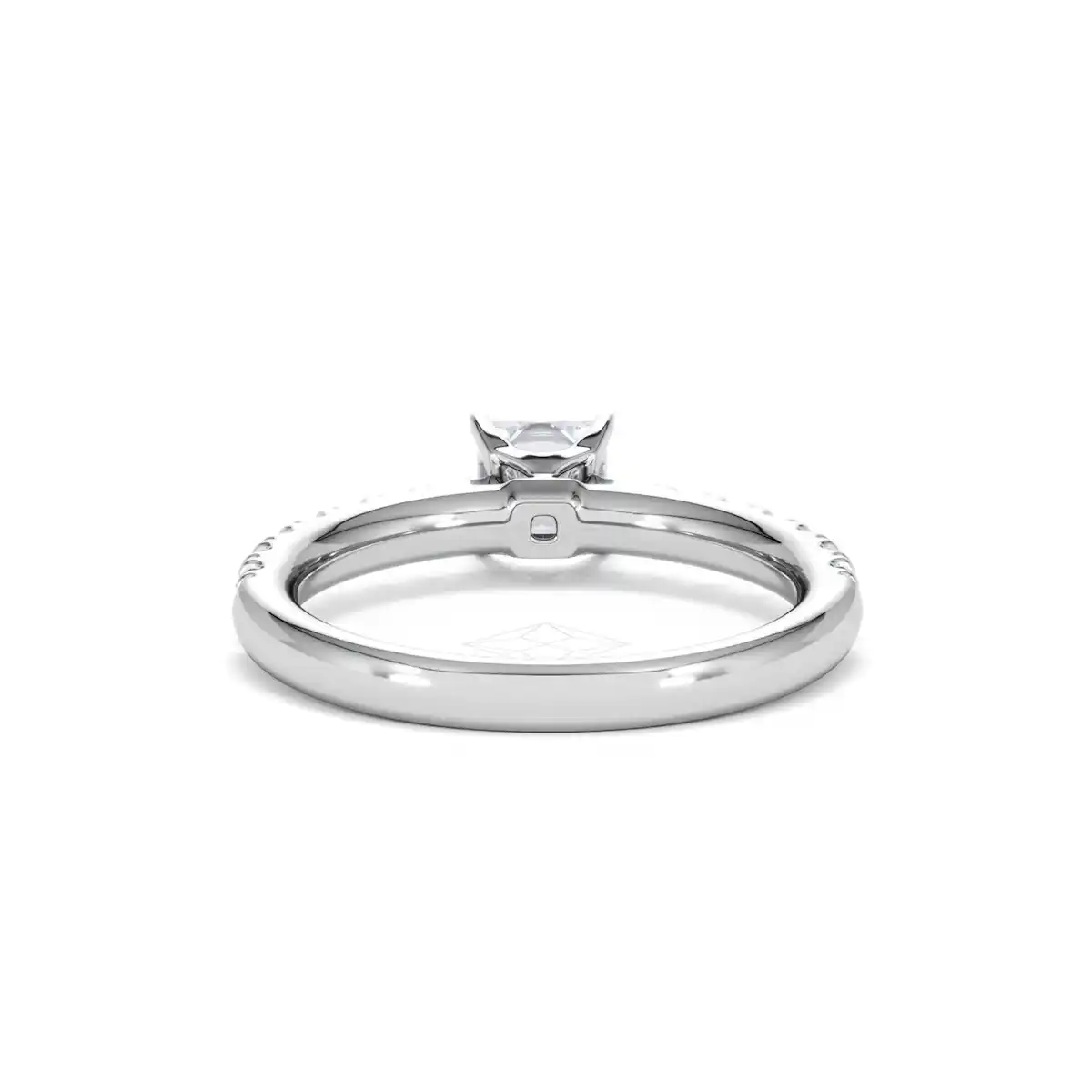 Katerina Princess Diamond Engagement Ring Platinum 0.85ct G/SI2