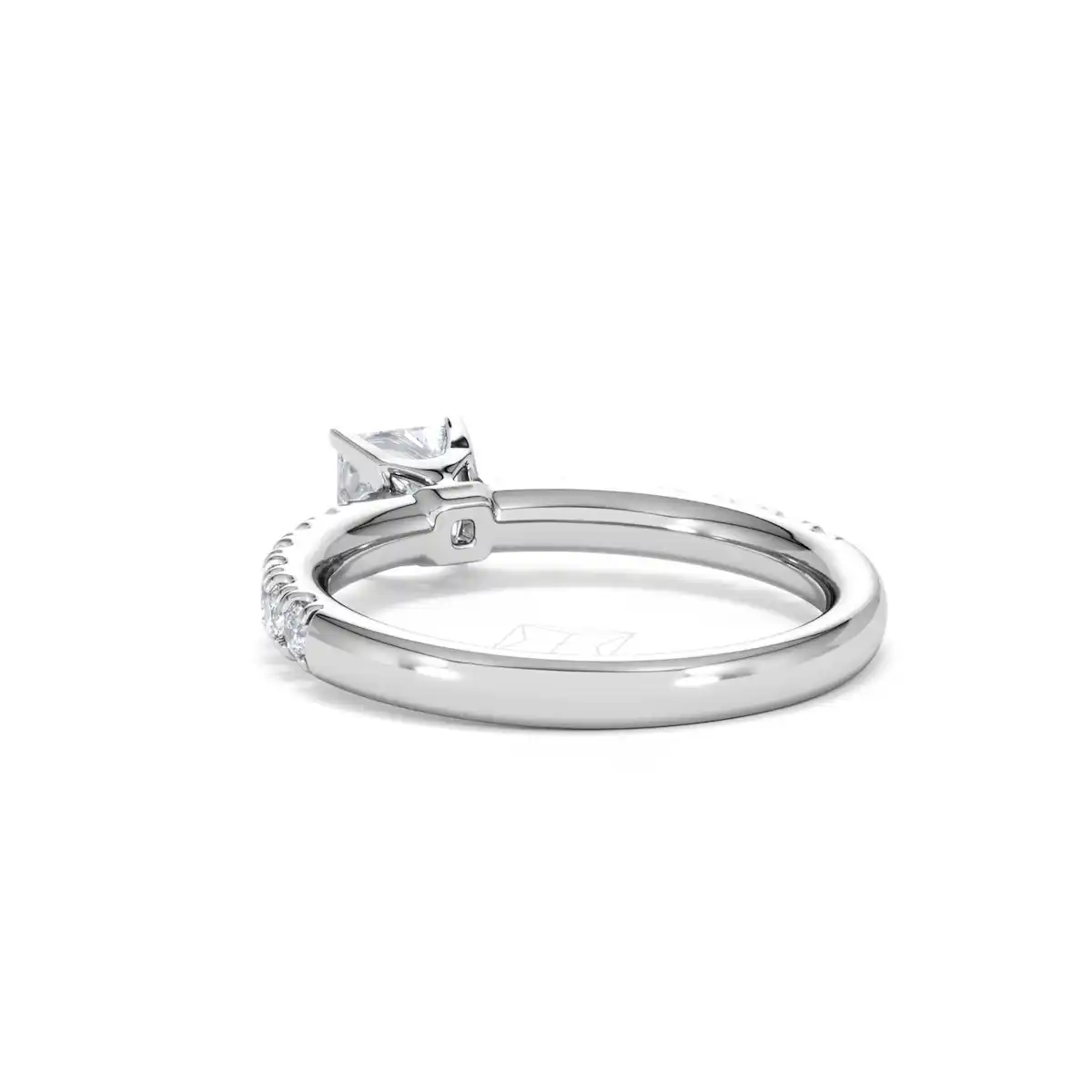 Katerina Princess Diamond Engagement Ring Platinum 0.85ct G/SI2