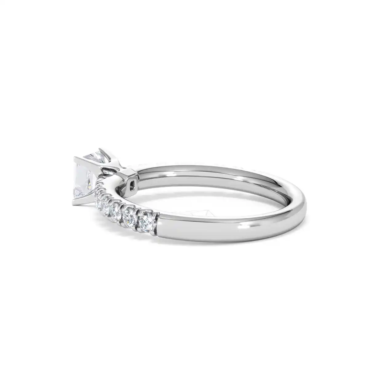 Katerina Princess Diamond Engagement Ring Platinum 0.85ct G/SI2