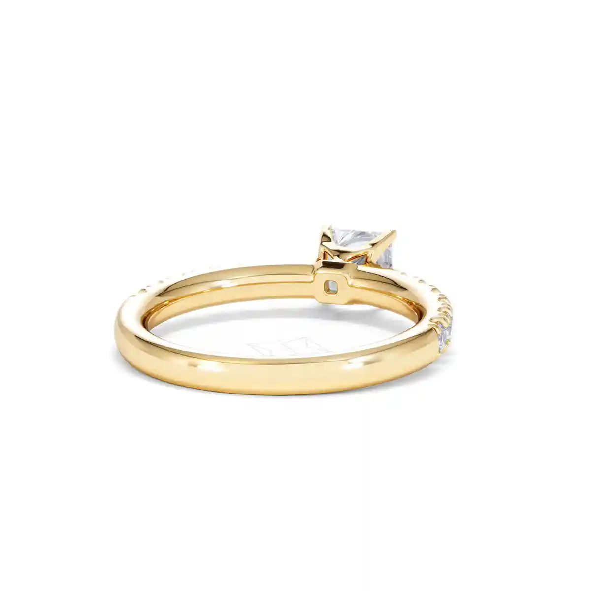 Katerina Lab Princess Diamond Engagement Ring 18K Gold 0.85ct F/VS1