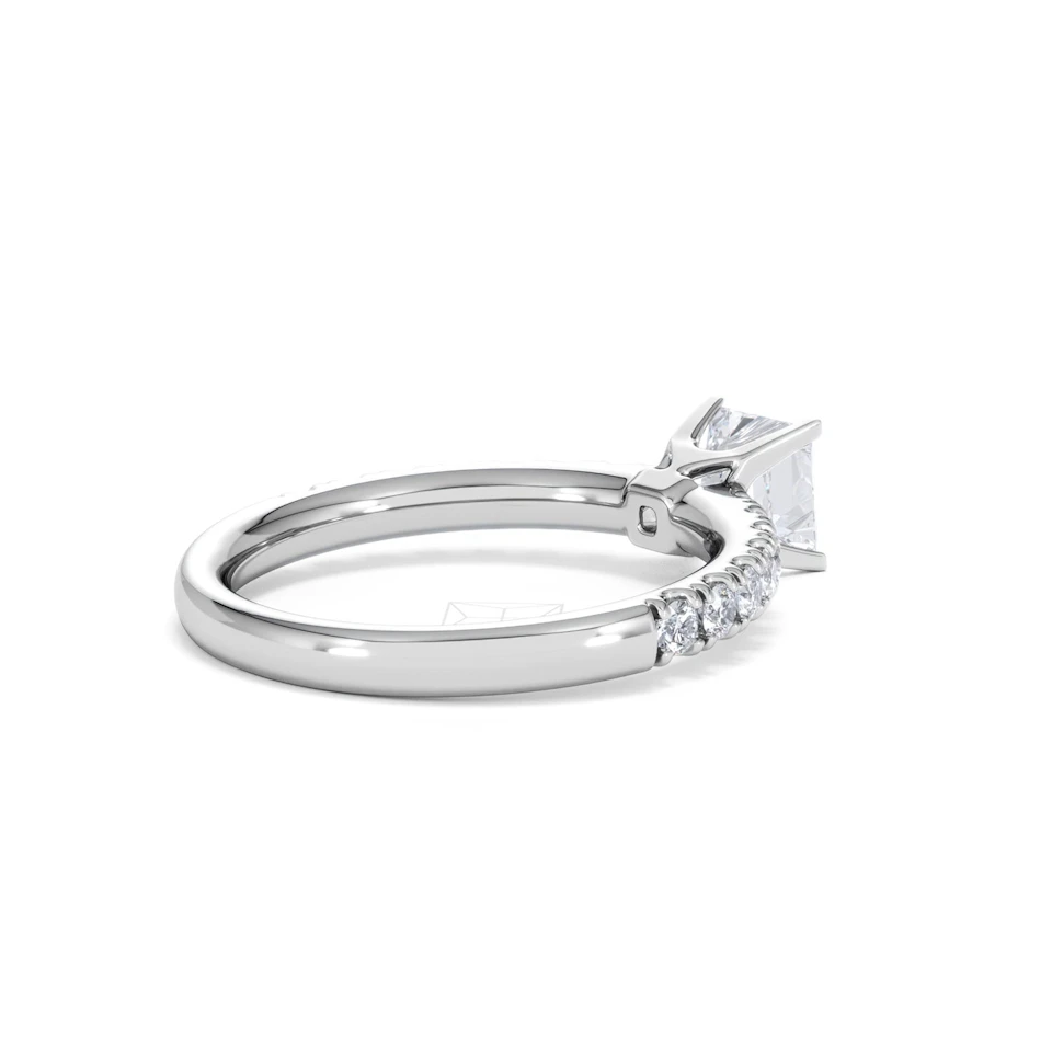Katerina GIA Princess Diamond Engagement Ring 18KW Gold 1.15ct G/SI2