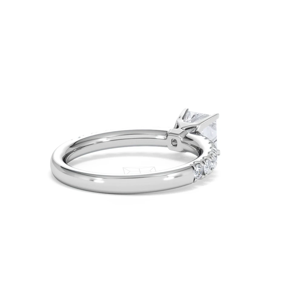 Katerina GIA Princess Diamond Engagement Ring Platinum 1.15ct G/SI2