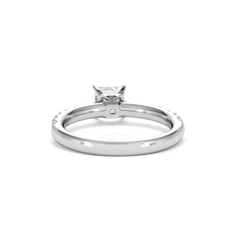 Katerina GIA Princess Diamond Engagement Ring 18KW Gold 1.15ct G/SI2
