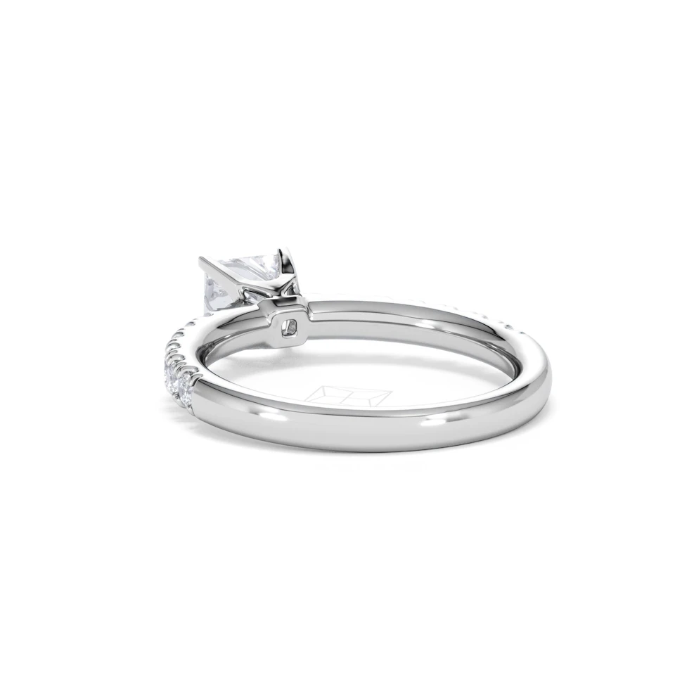 Katerina GIA Princess Diamond Engagement Ring Platinum 1.15ct G/SI2