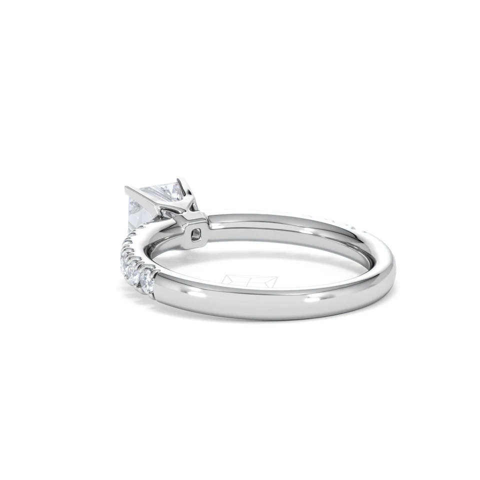 Katerina GIA Princess Diamond Engagement Ring 18KW Gold 1.15ct G/SI2