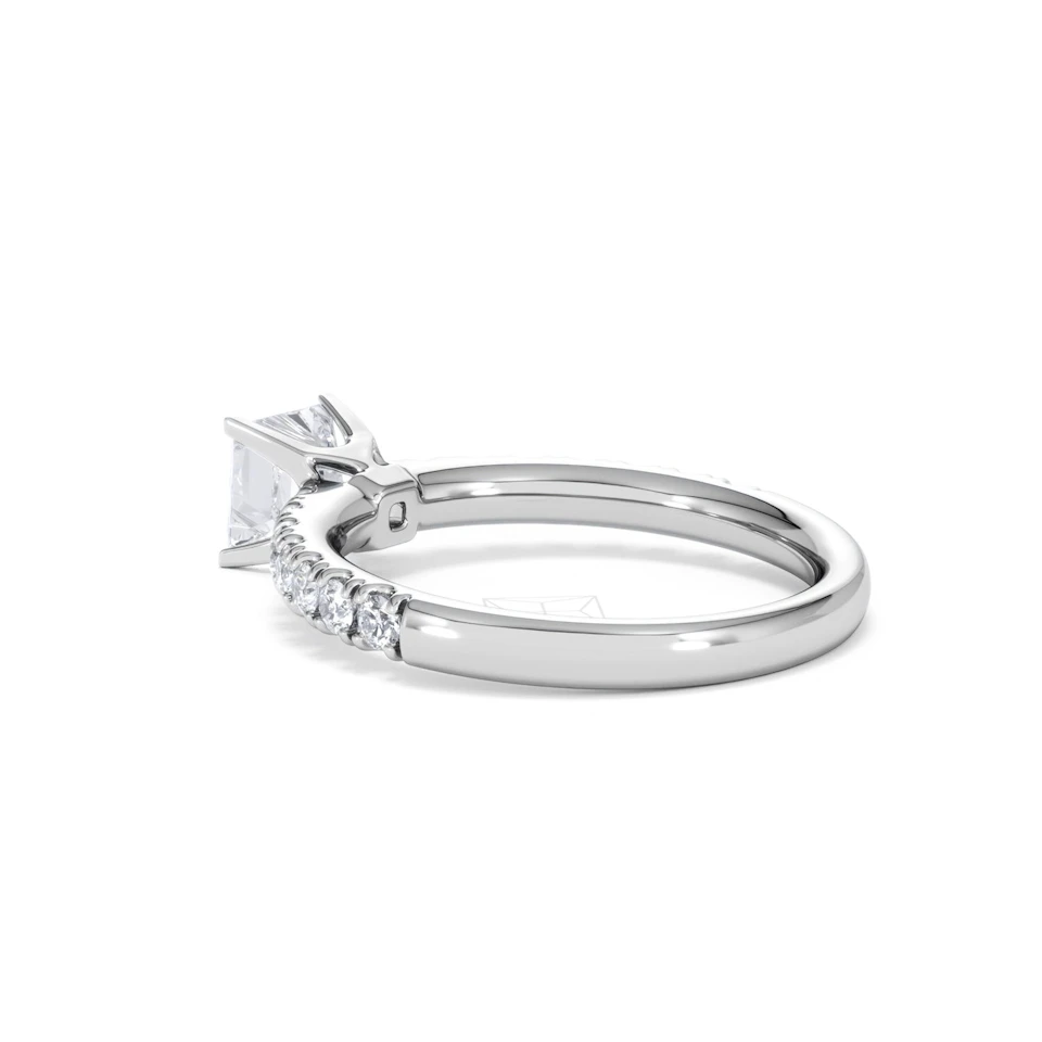 Katerina GIA Princess Diamond Engagement Ring Platinum 1.15ct G/SI2