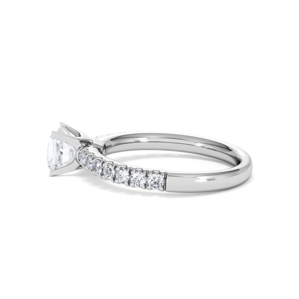 Katerina GIA Princess Diamond Engagement Ring Platinum 1.15ct G/SI2