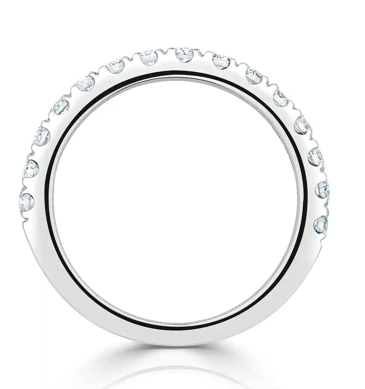 Katerina Matching Wedding Band 0.50ct G/Si Diamond in 18K White Gold