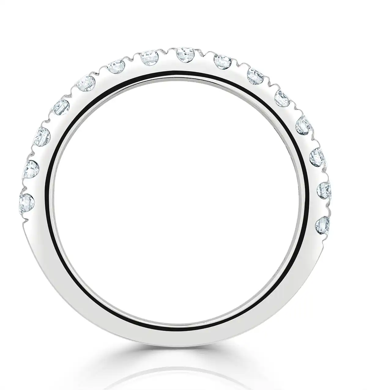 Katerina Matching Wedding Band 0.50ct G/Si Diamond in Platinum