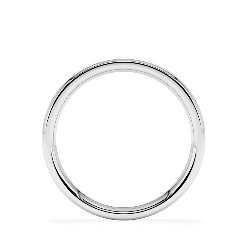 Amora 18K White Gold Wedding Ring