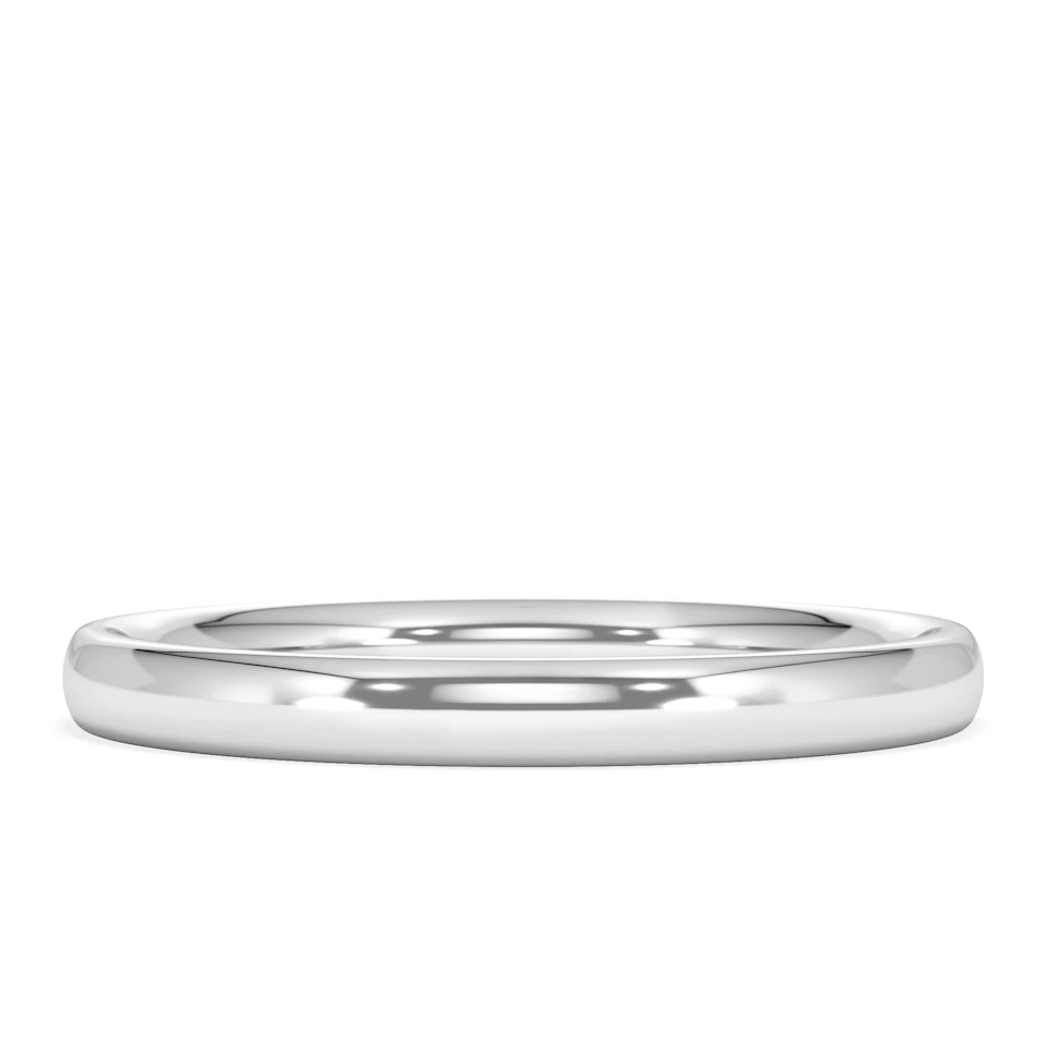 Amora 18K White Gold Wedding Ring