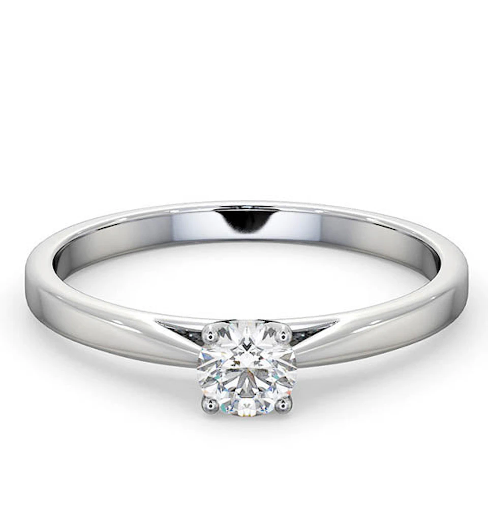 Engagement Ring Elysia 0.33ct Lab Diamond H/Si in Platinum