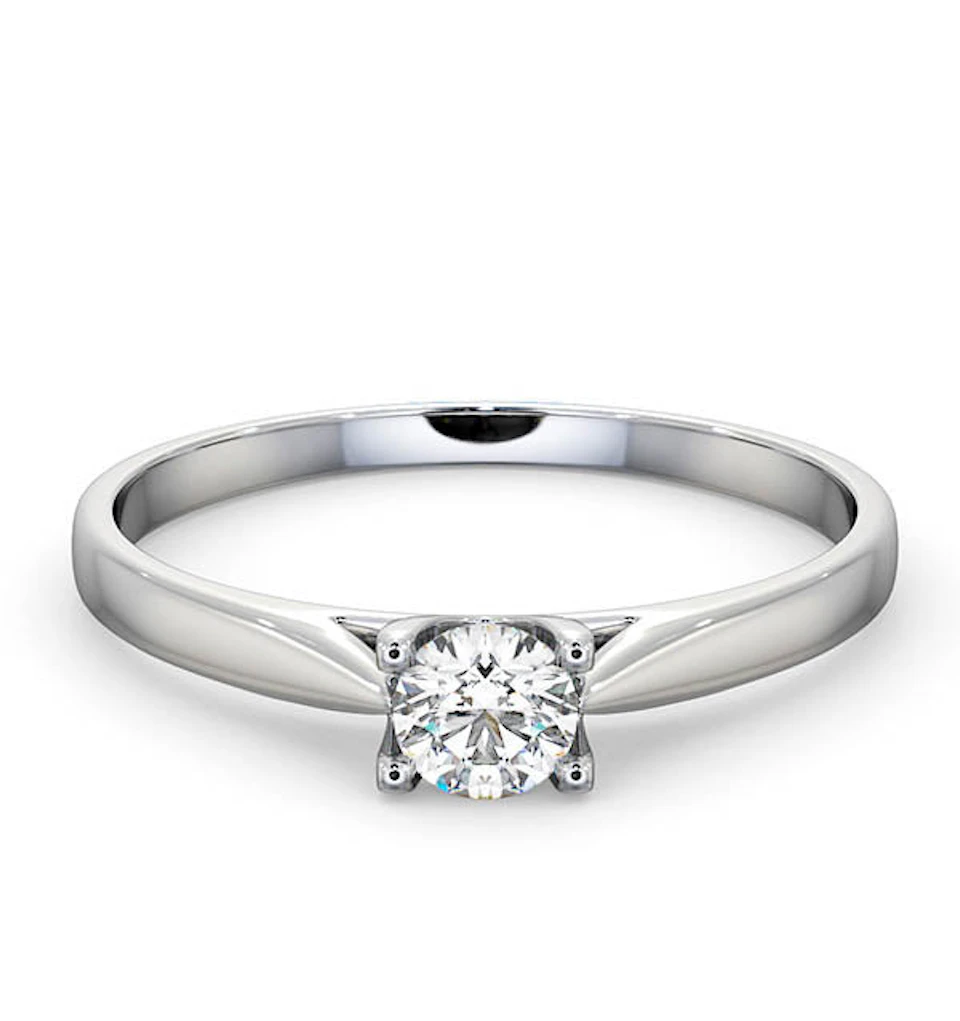 Engagement Ring Grace 0.25ct Lab Diamond H/Si in 18K White Gold