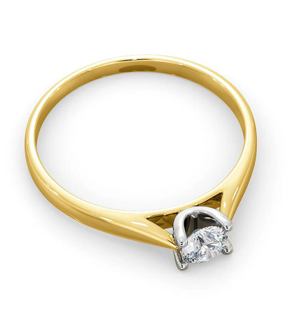 Engagement Ring Grace 0.25ct Lab Diamond H/Si in 18K Gold