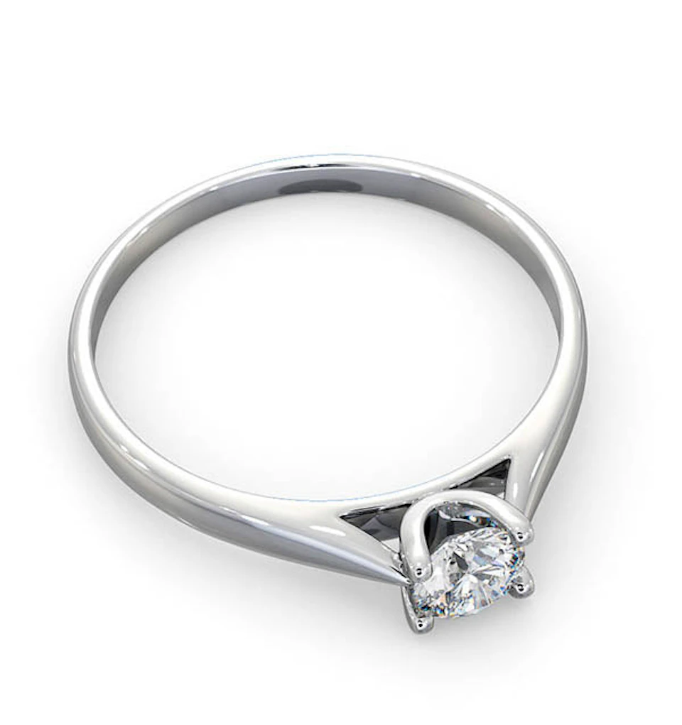 Engagement Ring Grace 0.33ct Lab Diamond H/Si in Platinum