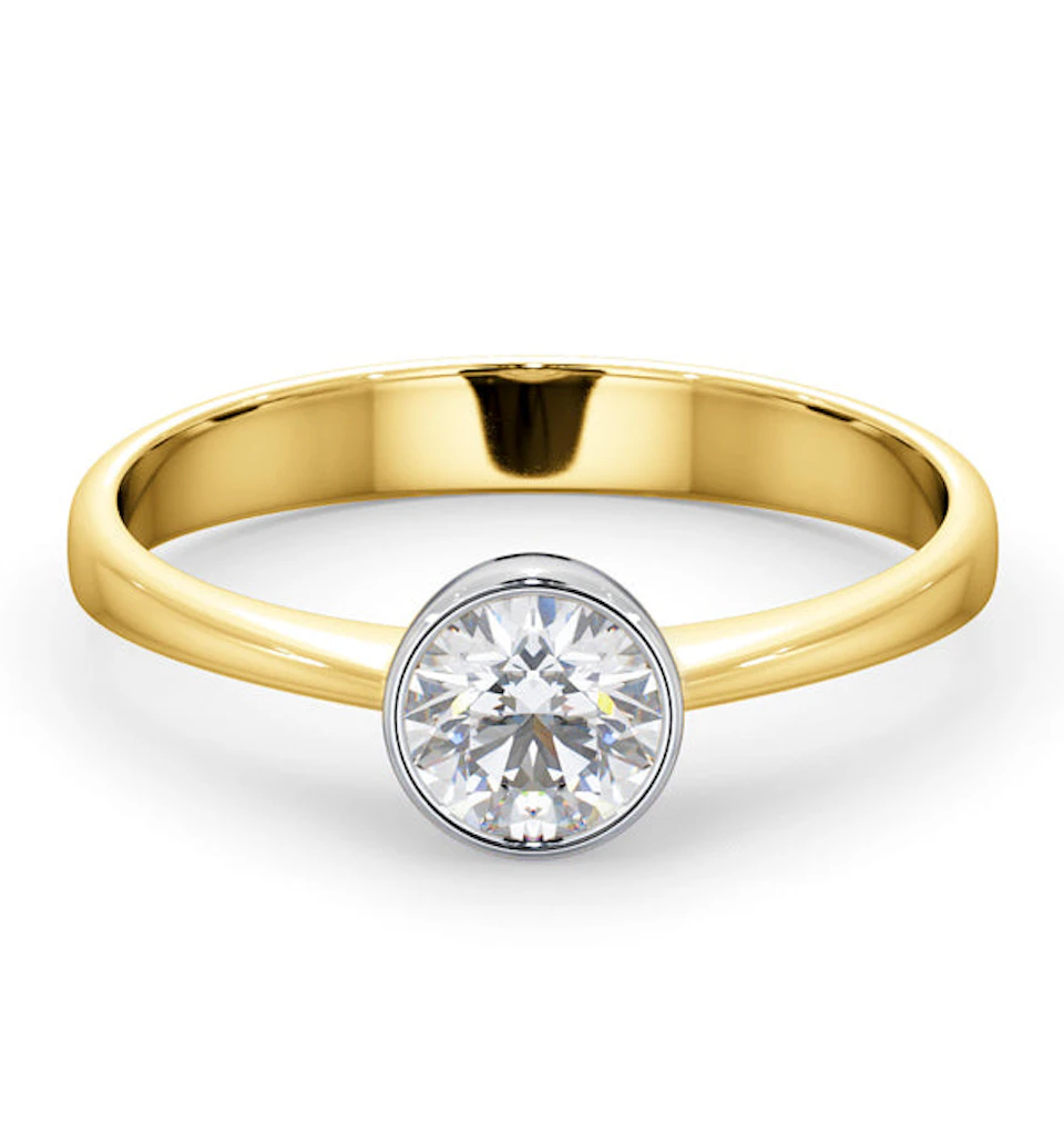 Diamond Engagement Ring - Round Emily 0.50CT 18K Gold