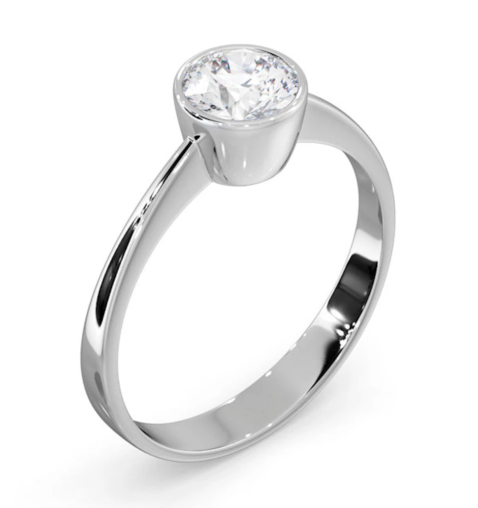 Emily Engagement Ring 0.75CT in 18K White Gold