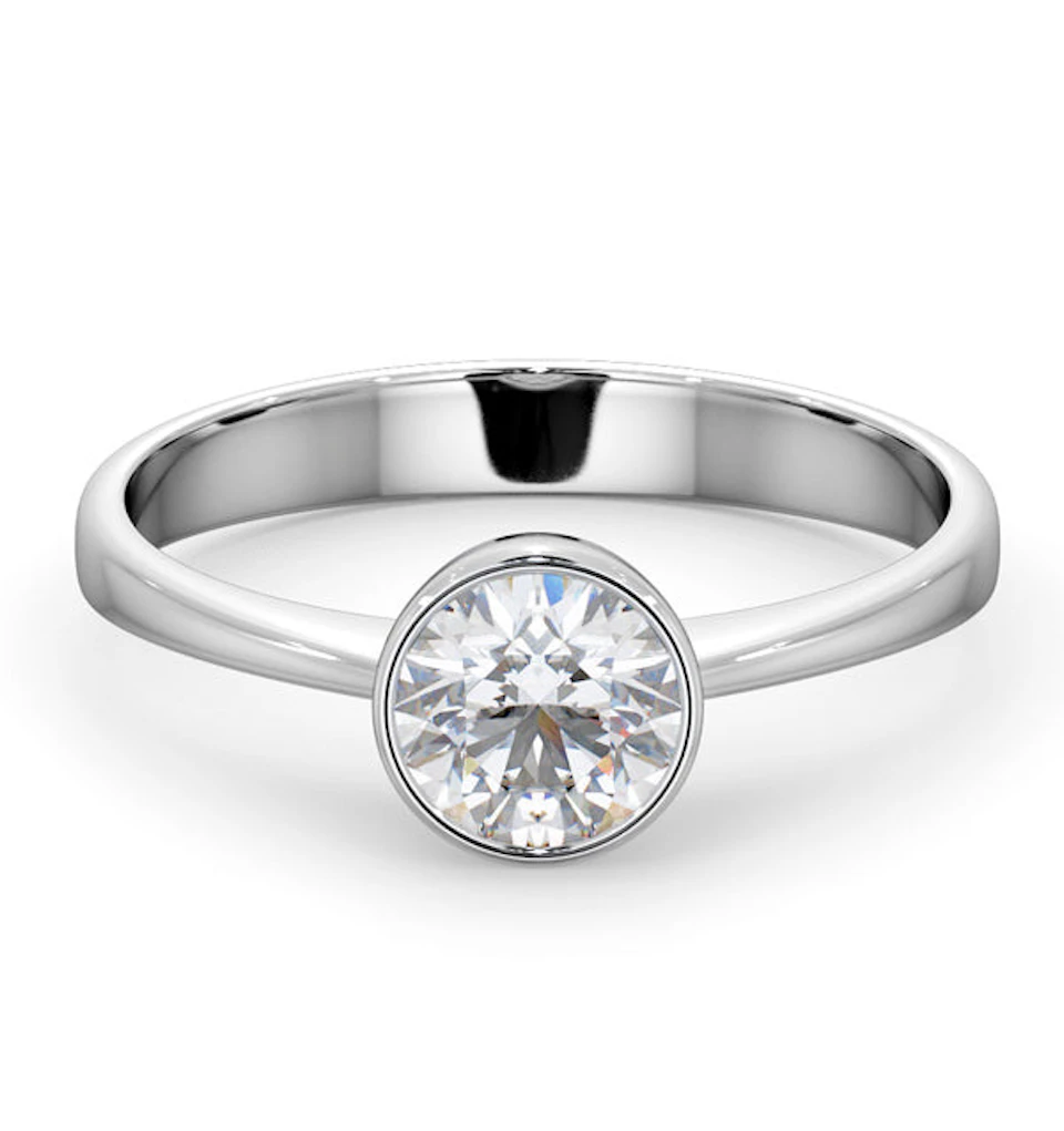 Emily Engagement Ring 0.75CT in 18K White Gold