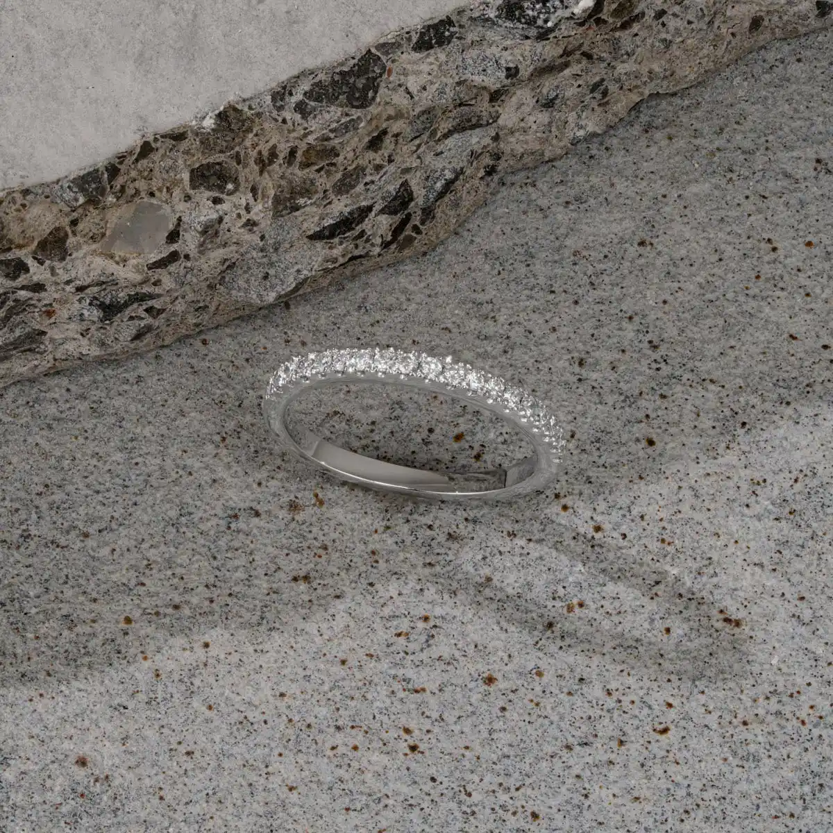 Elizabeth Matching Wedding Band 0.45ct G/Si Diamond in Platinum