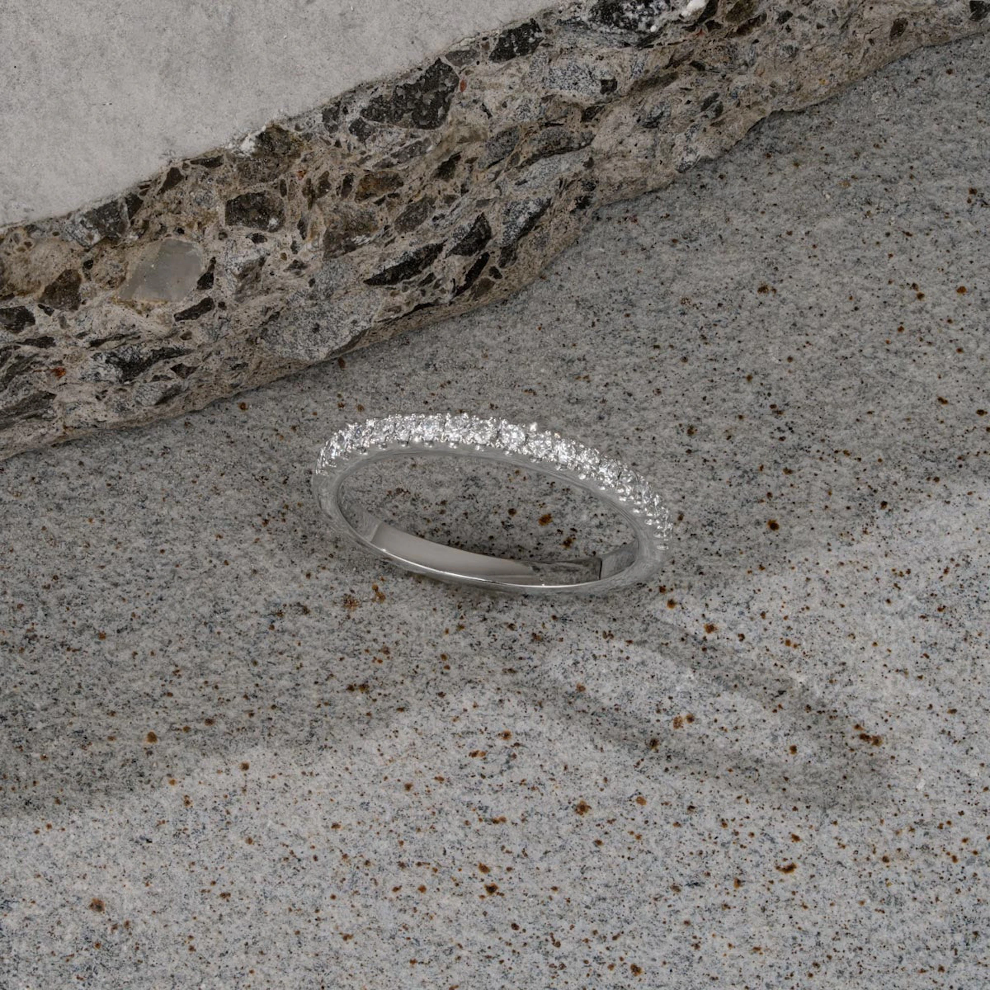 Elizabeth Matching Wedding Band 0.45ct G/Si Diamond in Platinum