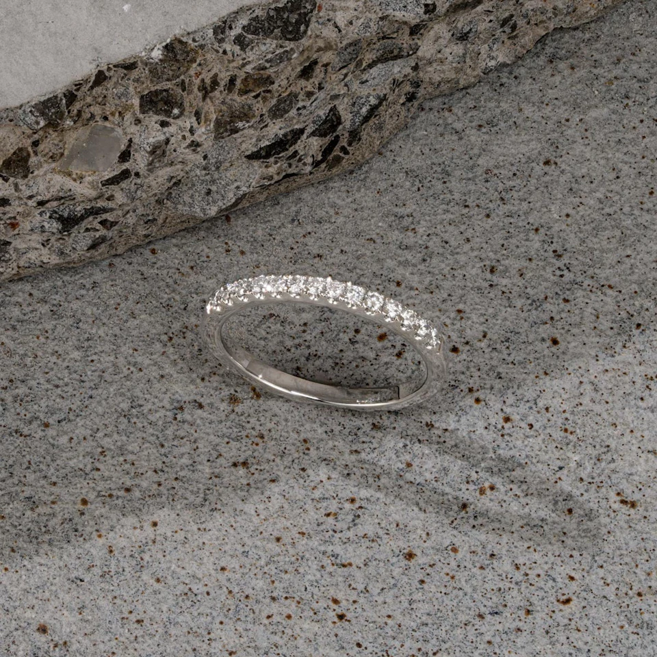 Meghan Matching Wedding Band 0.30ct G/Si Diamond in Platinum