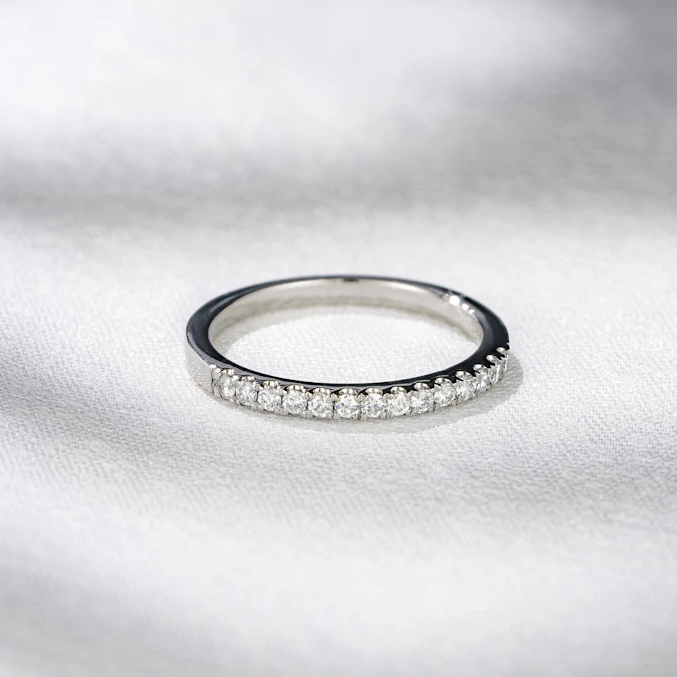 Meghan Matching Wedding Band 0.30ct G/Si Diamond in Platinum