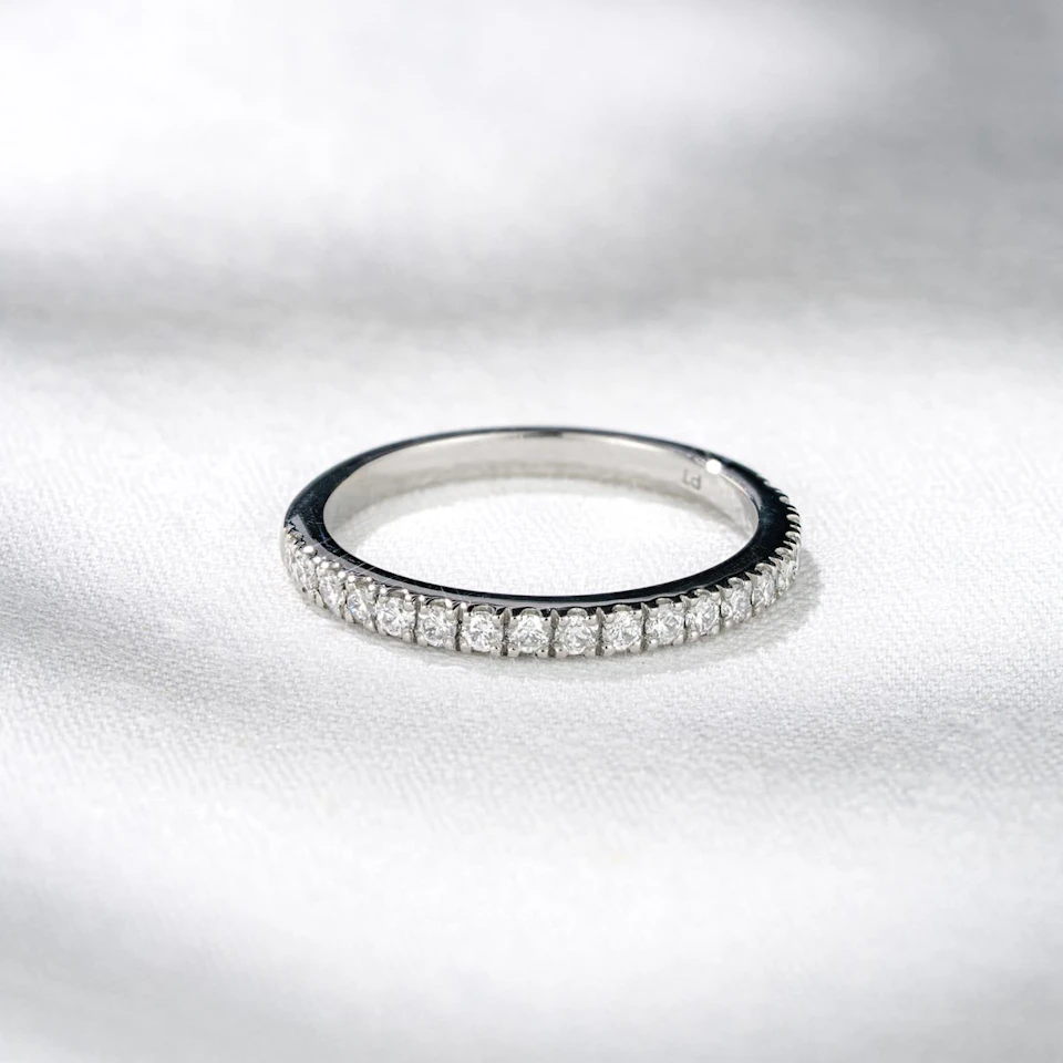 Anastasia Matching Wedding Band 0.40ct G/Si Diamond in Platinum