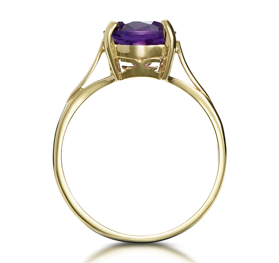 Amethyst 2.25ct 9K Gold Ring