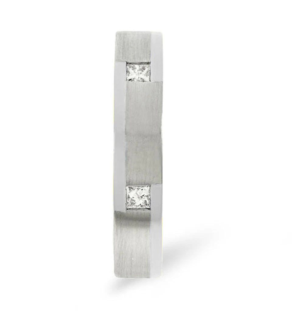 Mens 0.28ct H/Si Diamond Platinum Dress Ring