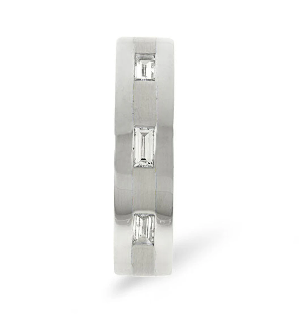 Mens 0.14ct H/Si Diamond Platinum Dress Ring