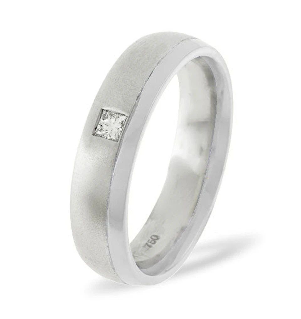 Lauren Platinum Diamond Wedding Ring 0.08CT H/SI