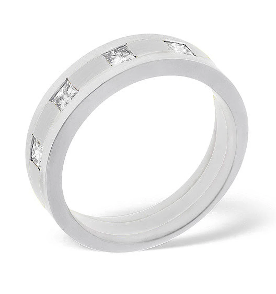Mens 0.35ct G/Vs Diamond Platinum Dress Ring