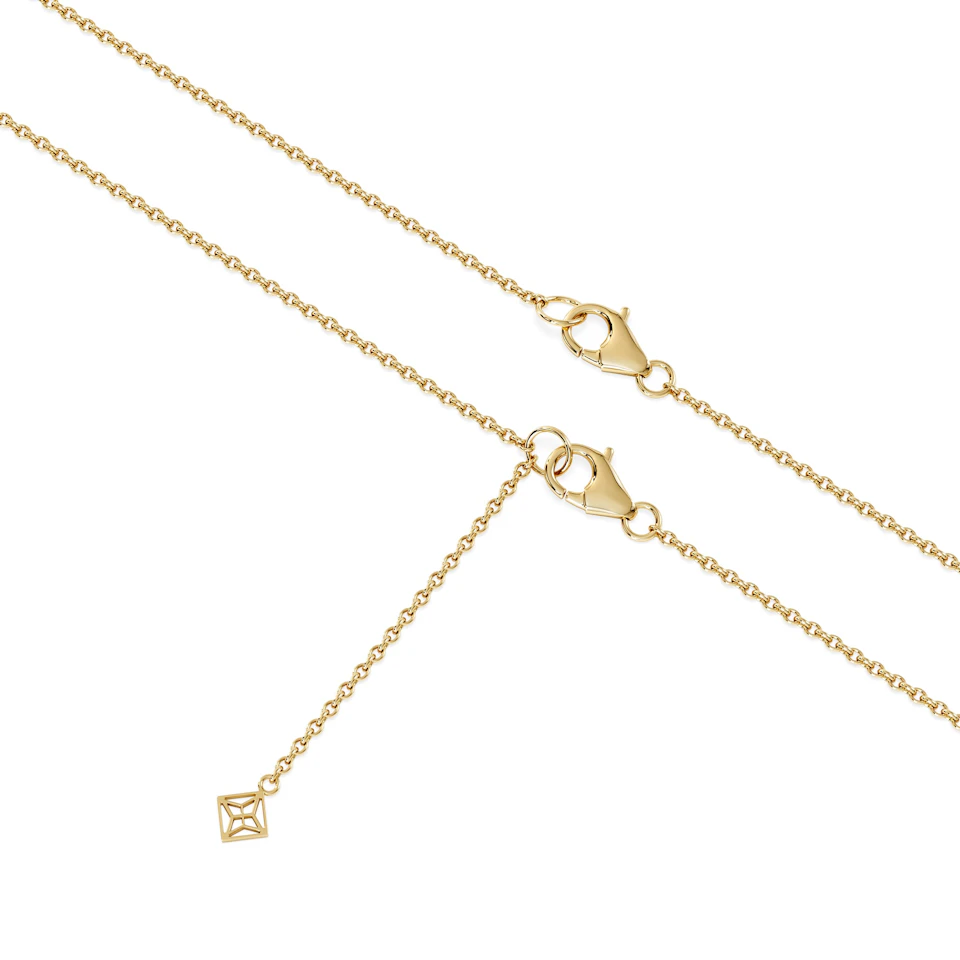 Lab Diamond Eternal Glow Circles Necklace 0.35ct in 18K Gold Vermeil