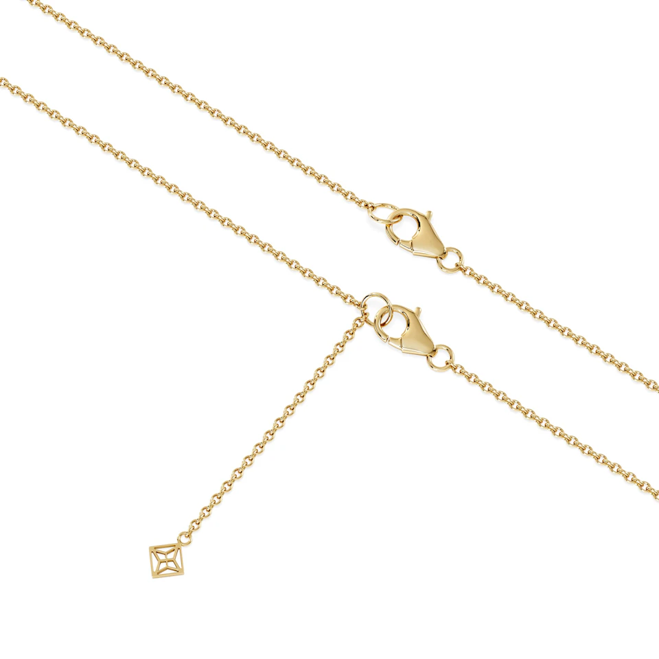 Lab Diamond Eternal Glow Circles Necklace 0.25ct in 18K Gold Vermeil