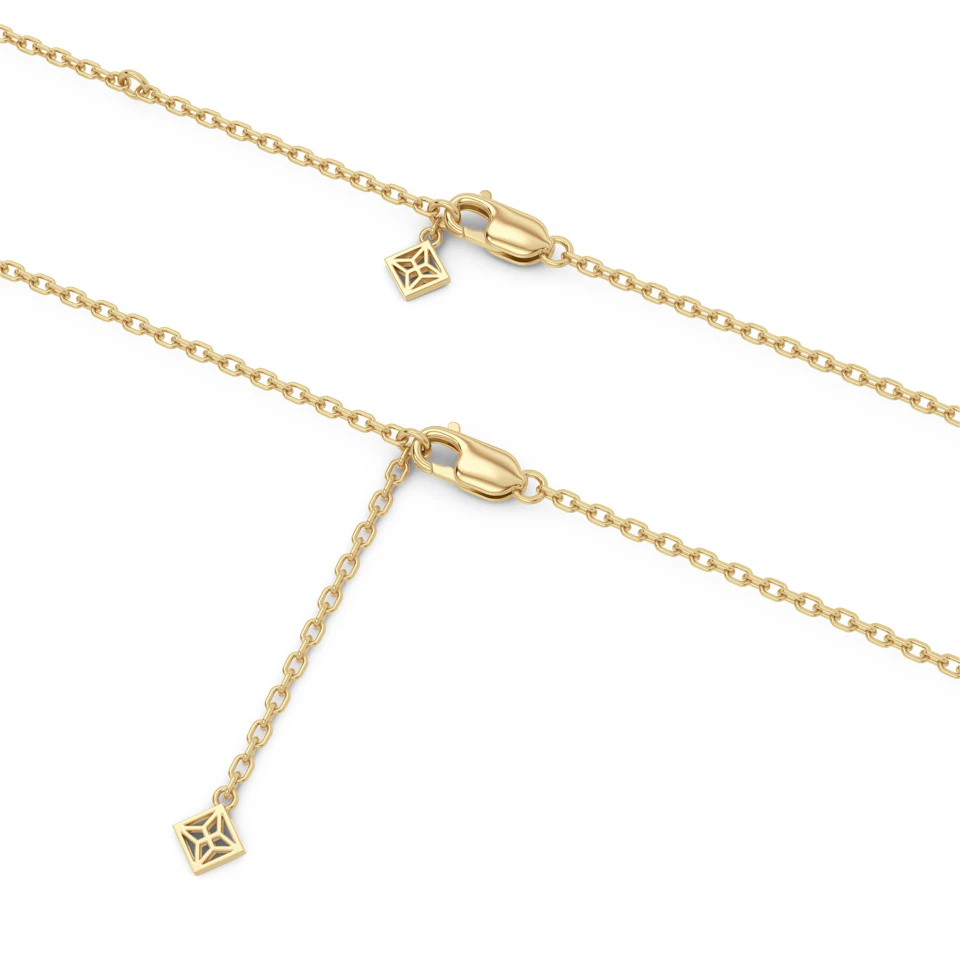 Papillon 0.20ct Lab Diamond Necklace 18K Gold Vermeil