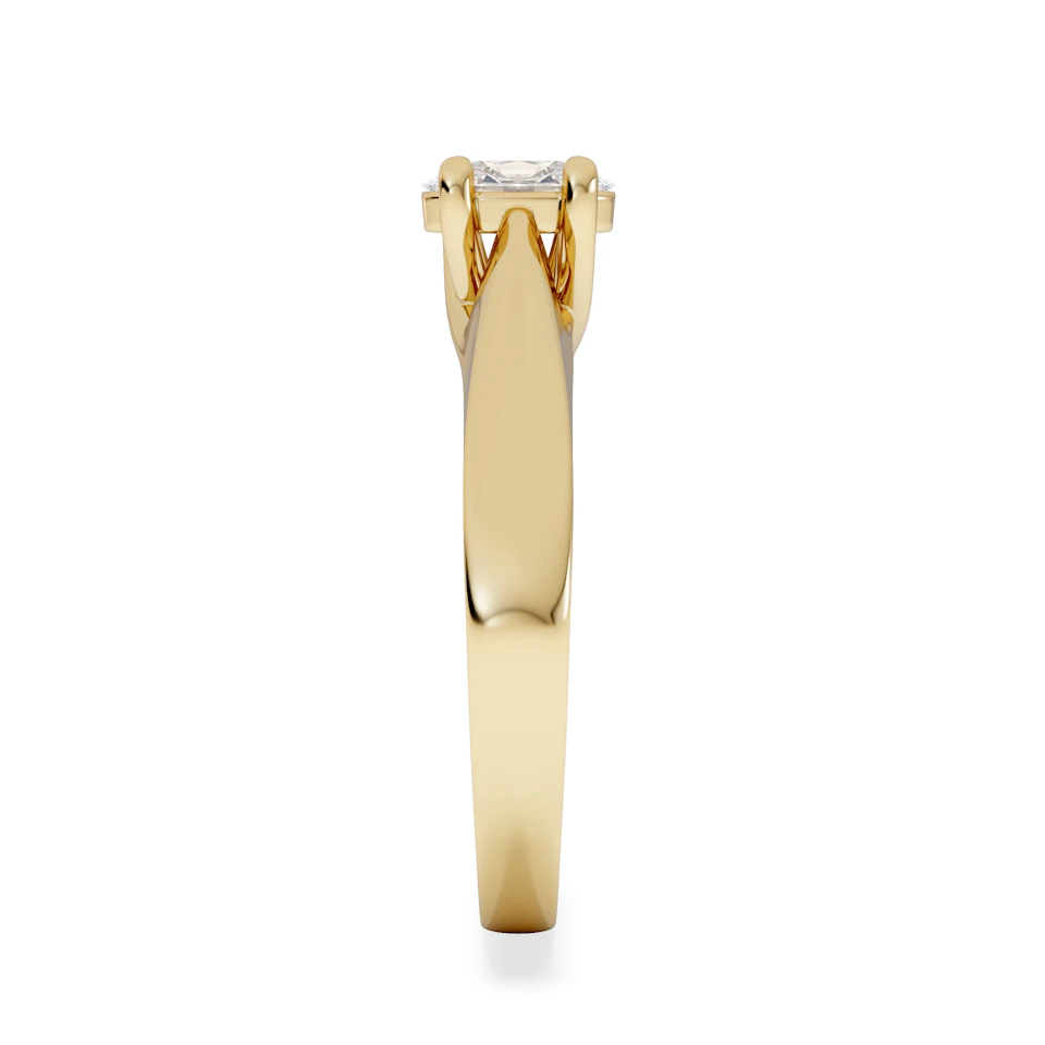 Naomi Oval Cut Lab Diamond Engagement Ring 0.50ct H/SI in 9k Gold