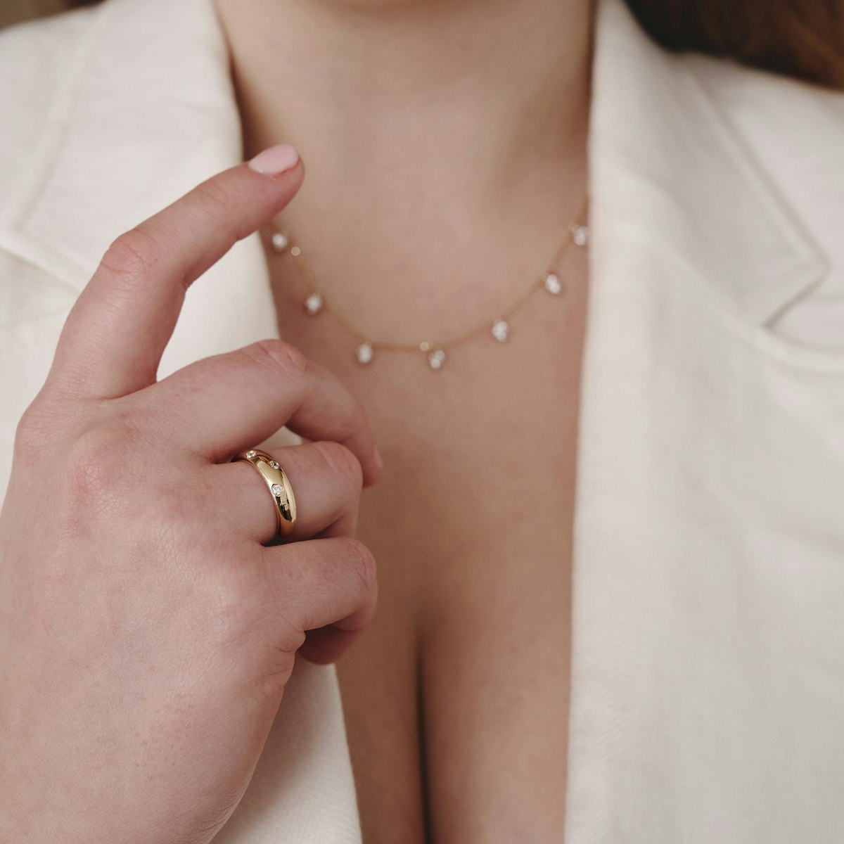 Vivara Lab Diamond Necklace 1.00ct H/SI in 9K Yellow Gold