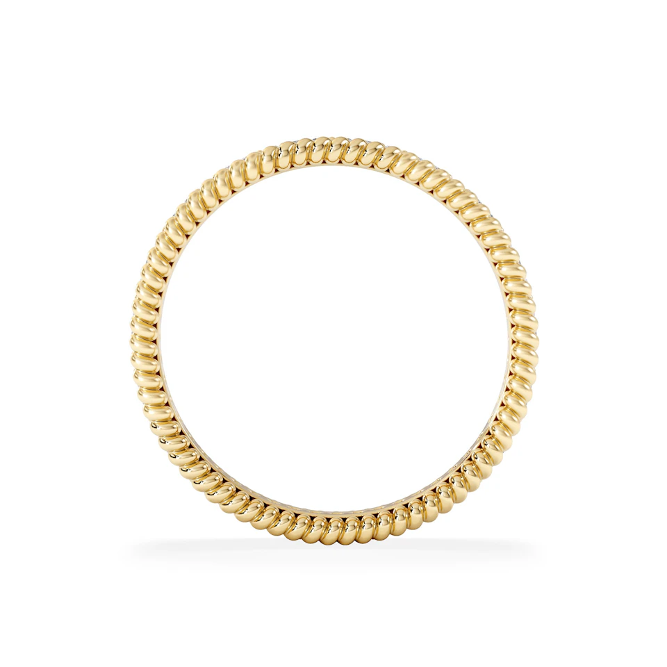 Woven 0.25ct Lab Diamond Eternity Ring in 18K Gold Vermeil
