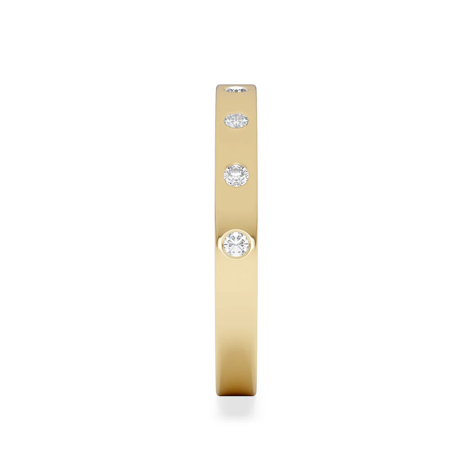 Élan 0.90ct Lab Diamond Ring in 18K Gold Vermeil