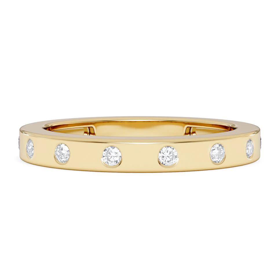 Élan 0.90ct Lab Diamond Ring in 18K Gold Vermeil