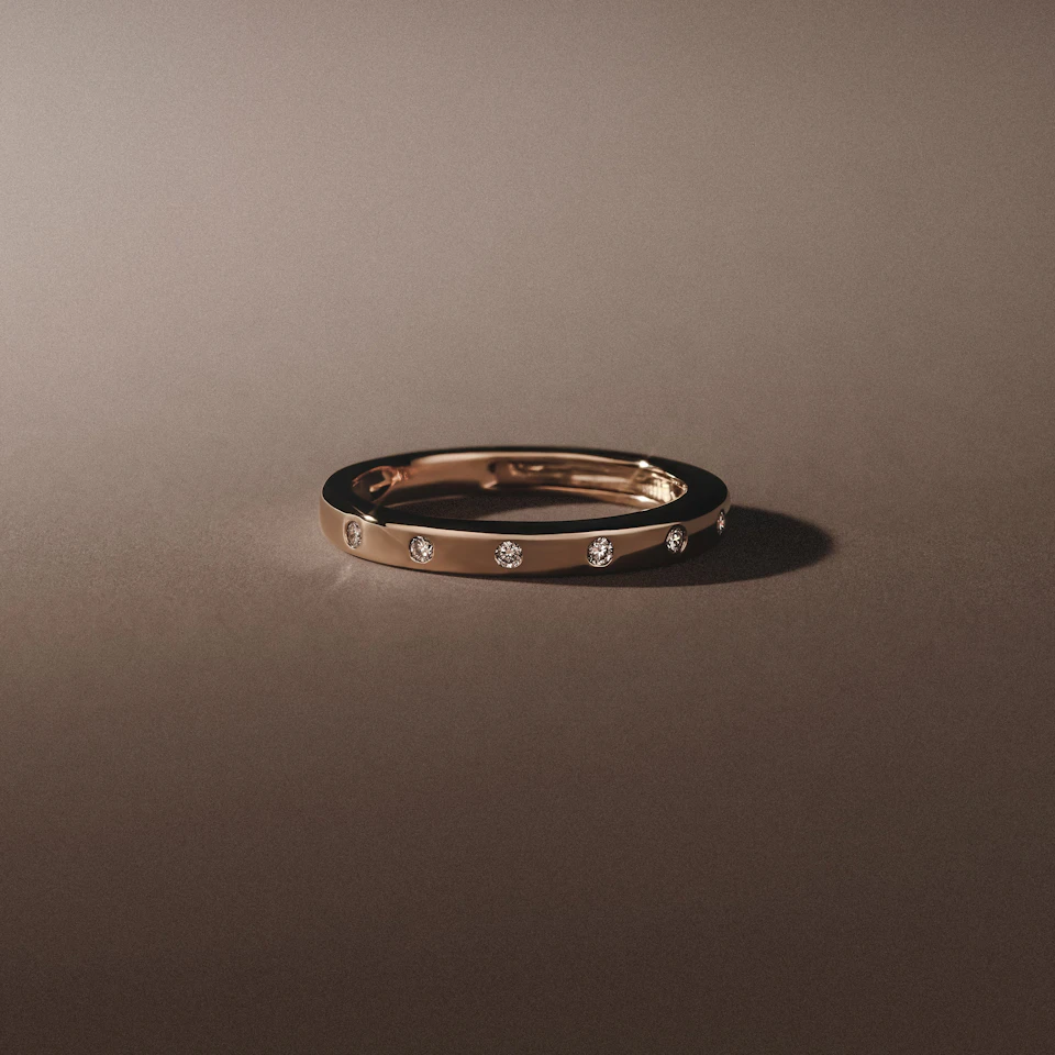Élan 0.90ct Lab Diamond Ring in 18K Gold Vermeil