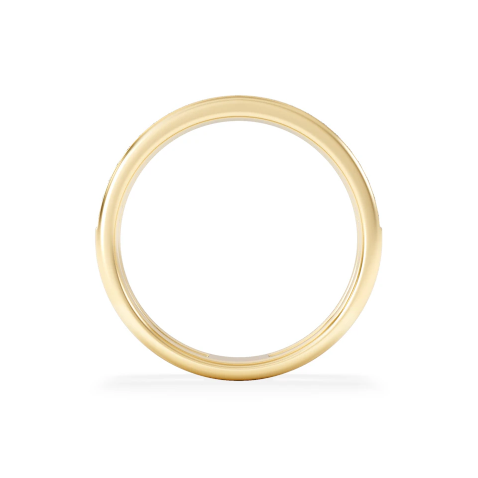 Duo Curve 0.10ct Lab Diamond Stacking Ring in 18K Gold Vermeil