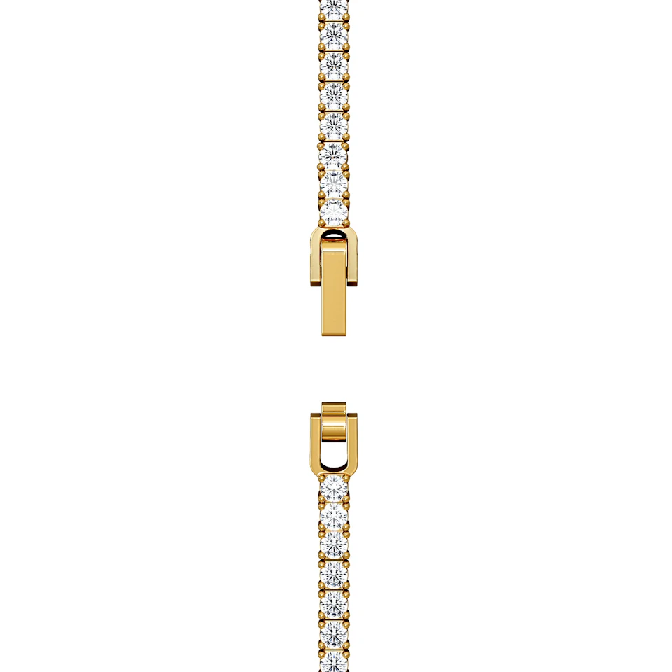 Lab Diamond Tennis Bracelet 3.00ct in 18K Gold Vermeil