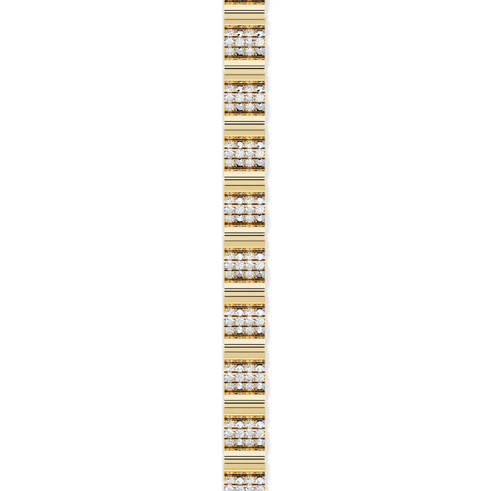 Contour 0.55ct Lab Diamond Bracelet in Gold Vermeil