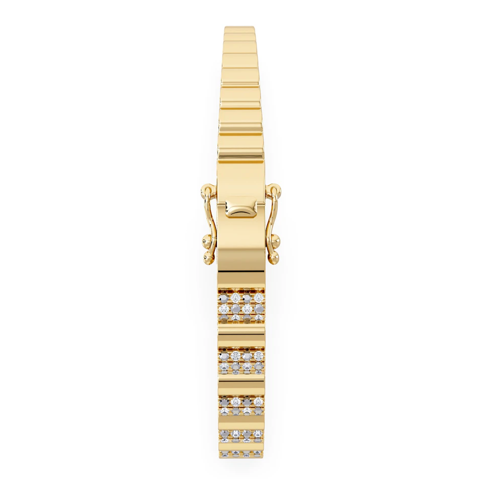 Contour 0.50ct Lab Diamond Bangle in Gold Vermeil