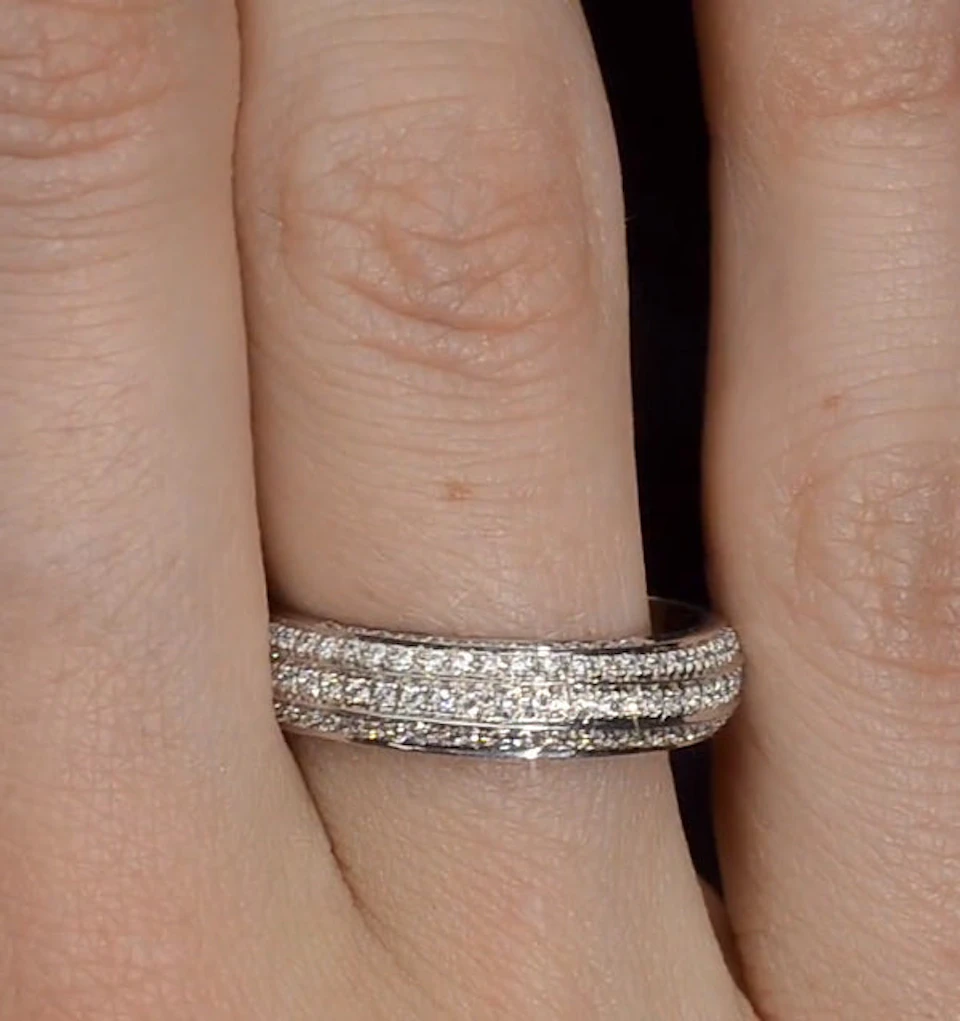 Diamond Eternity Ring - Cosmopolitan - 0.53ct 18K White Gold - N4529
