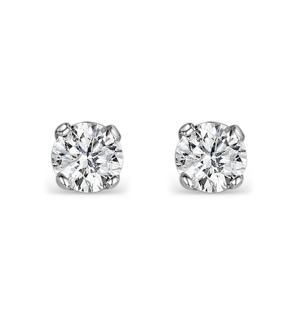 Diamond Stud Earrings 3mm 18K Gold - 0.20CT - G-H/SI